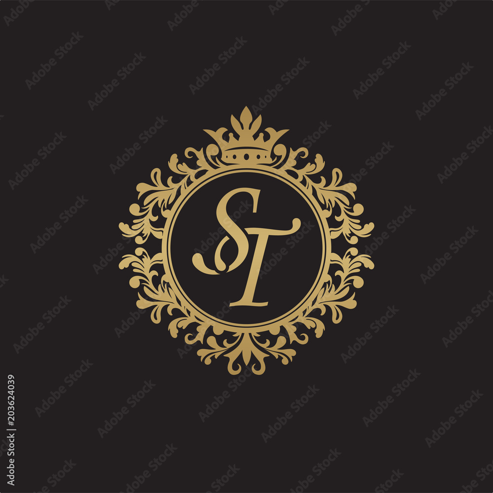 Monogram Letters St. Vector & Photo (Free Trial)