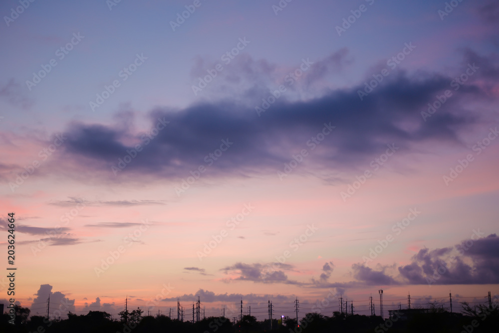 Sky industrial area