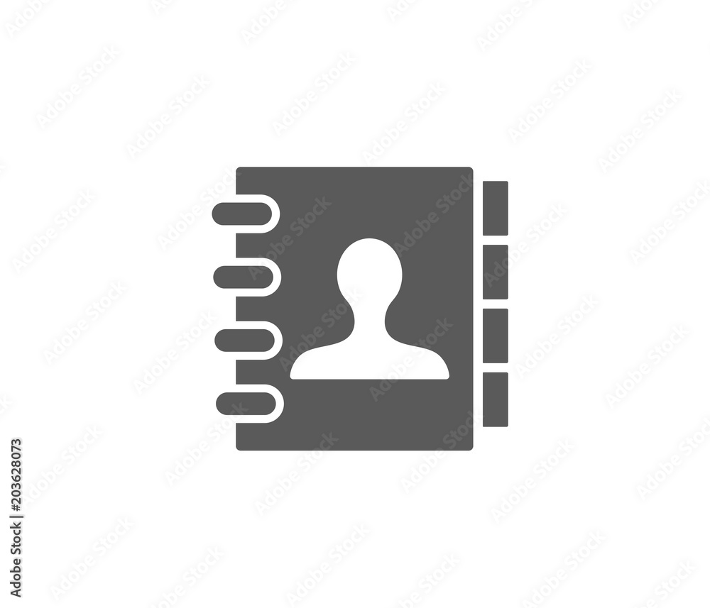 Modern Phone Book Icon Modern Phone Book Icon