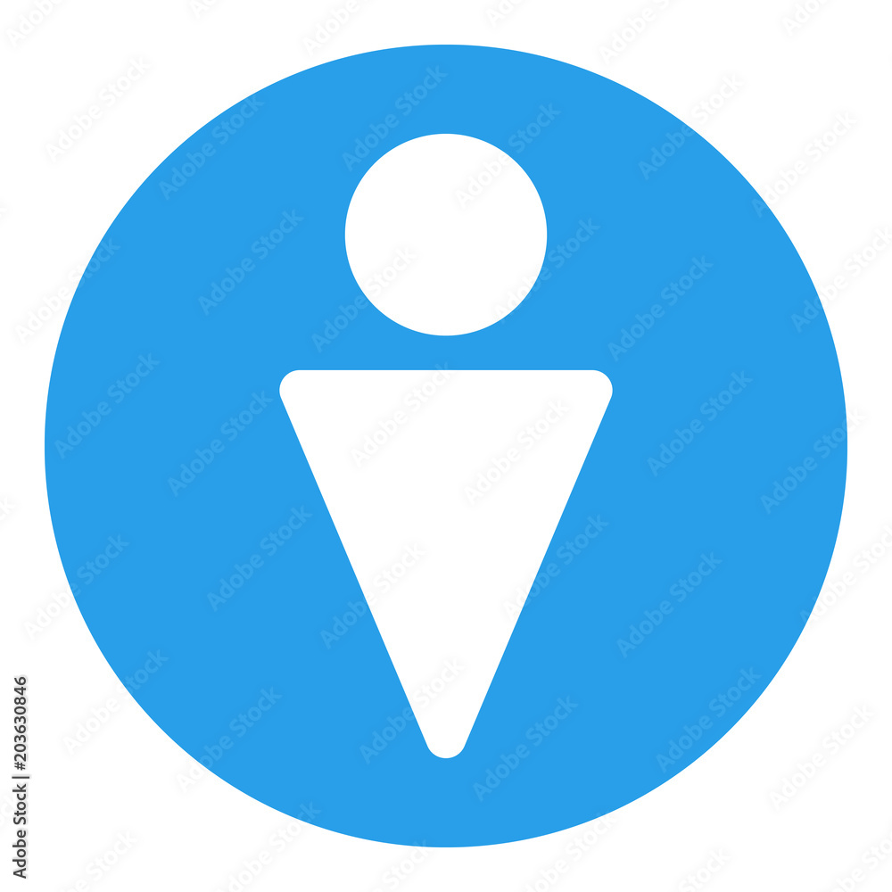 Male symbol. Vector icon. Male symbol. Vector icon.