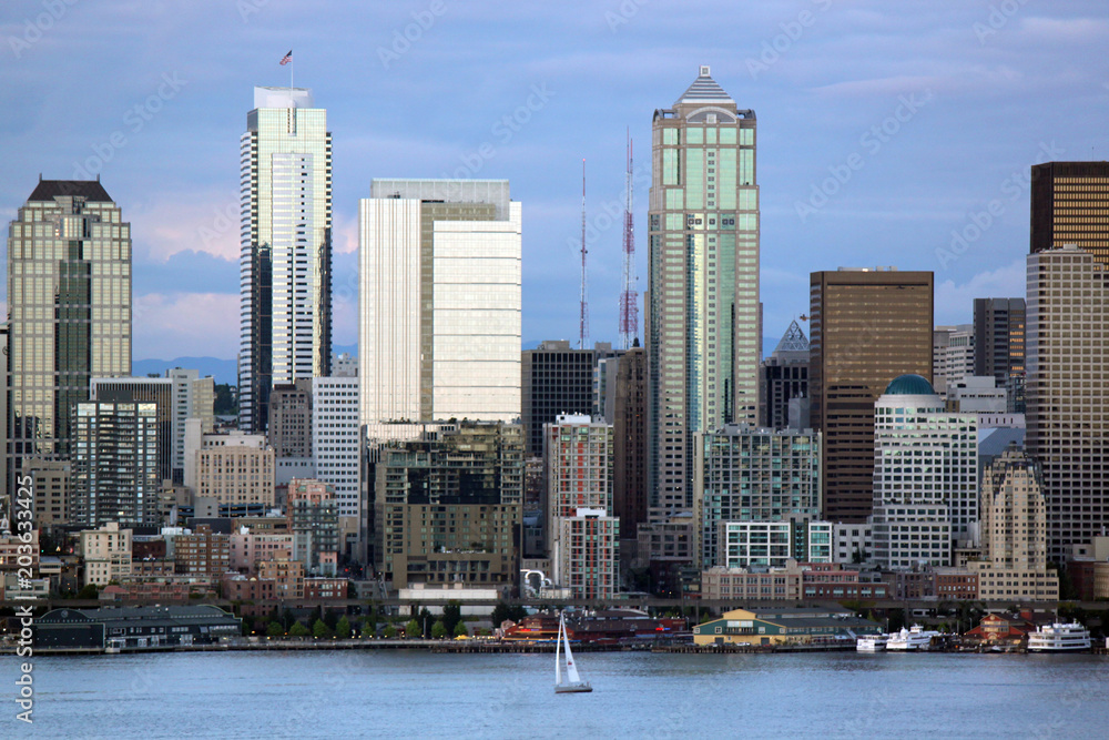 Seattle City Skyline - Downtown