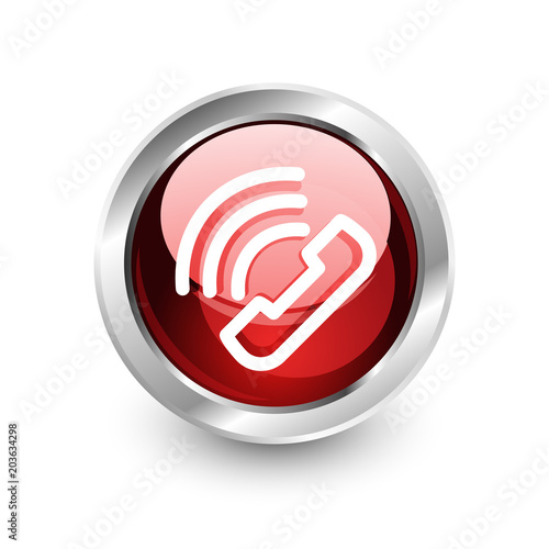 Phone support call center button