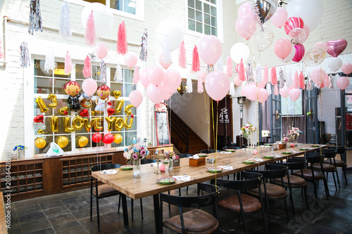 The scene of the wedding