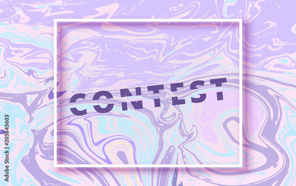 Obraz premium Contest banner. Vector Illustration.