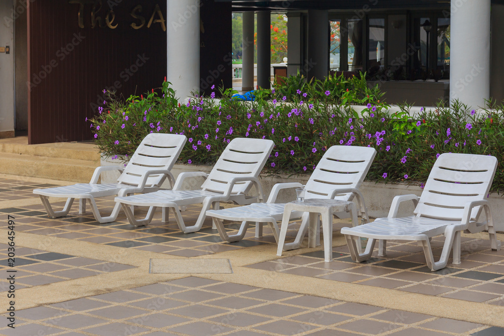 Obraz premium Pool chair