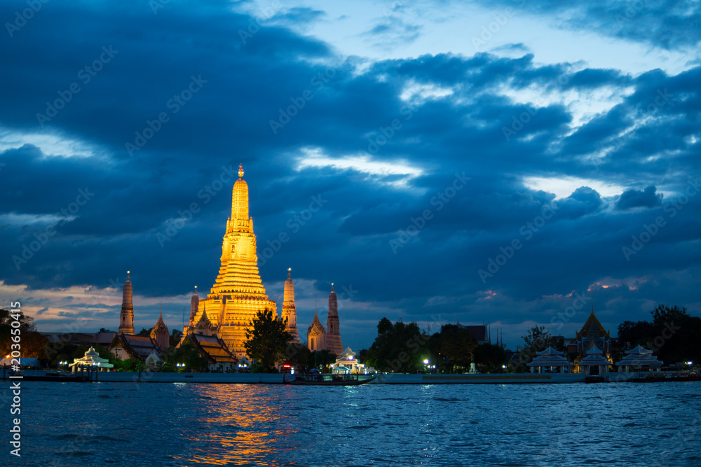 Wat Arun Temple in Bangkok Thailand