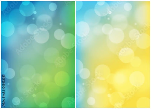 double summer colours abstract background