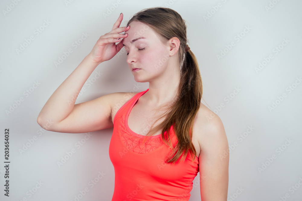 Portrait of young and beautiful teenager girl thoughtful. Portrait of young and beautiful teenager girl thoughtful.