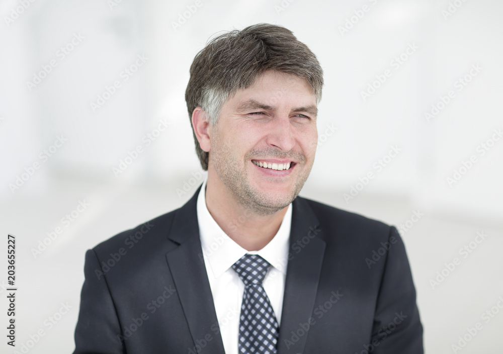 Portrait of a modern benevolent businessman. Portrait of a modern benevolent businessman.