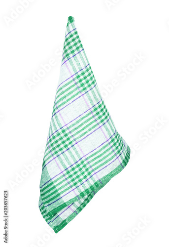 Kitchen towel isolated on white background