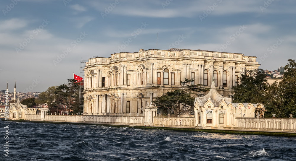 Beylerbeyi Palace in Istanbul City, Turkey