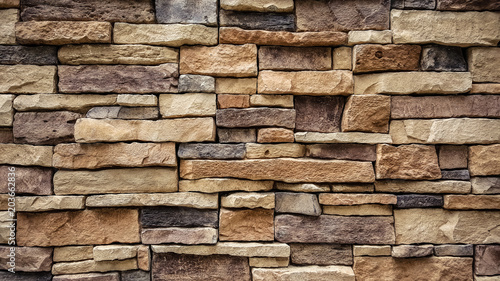 natural stone brick wall texture background