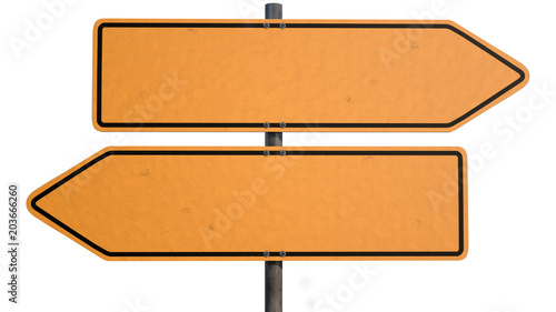 Ein leerer Wegweiser als Vorlage für eine Entscheidung

An empty guide as a basis for a decision
