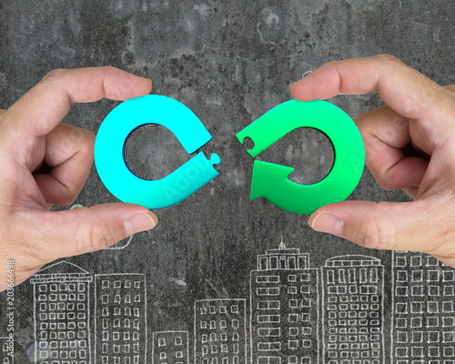 Circular economy concept.