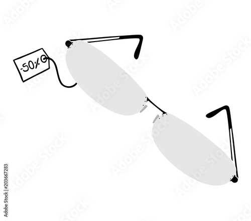 cool eyeglasses illustration