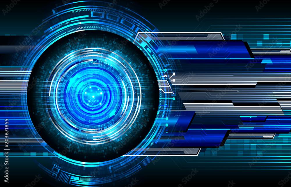 binary circuit board future technology, blue eye cyber security concept background, abstract hi speed digital internet.motion move blur. pixel vector binary circuit board future technology, blue eye cyber security concept background, abstract hi speed digital internet.motion move blur. pixel vector