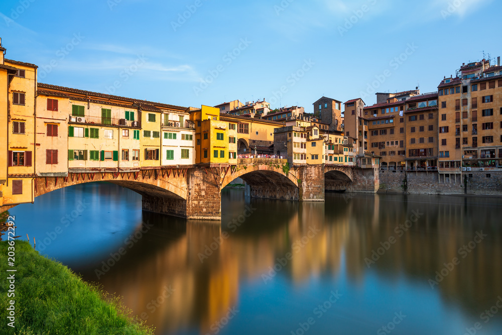 Fototapeta premium Most Ponte Vecchio we Florencji, Włochy