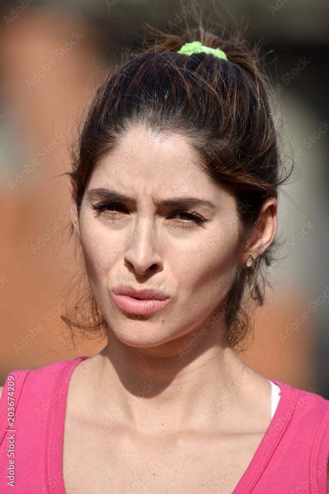 Attractive Diverse Female And Confusion