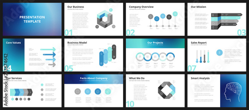 Business presentation templates