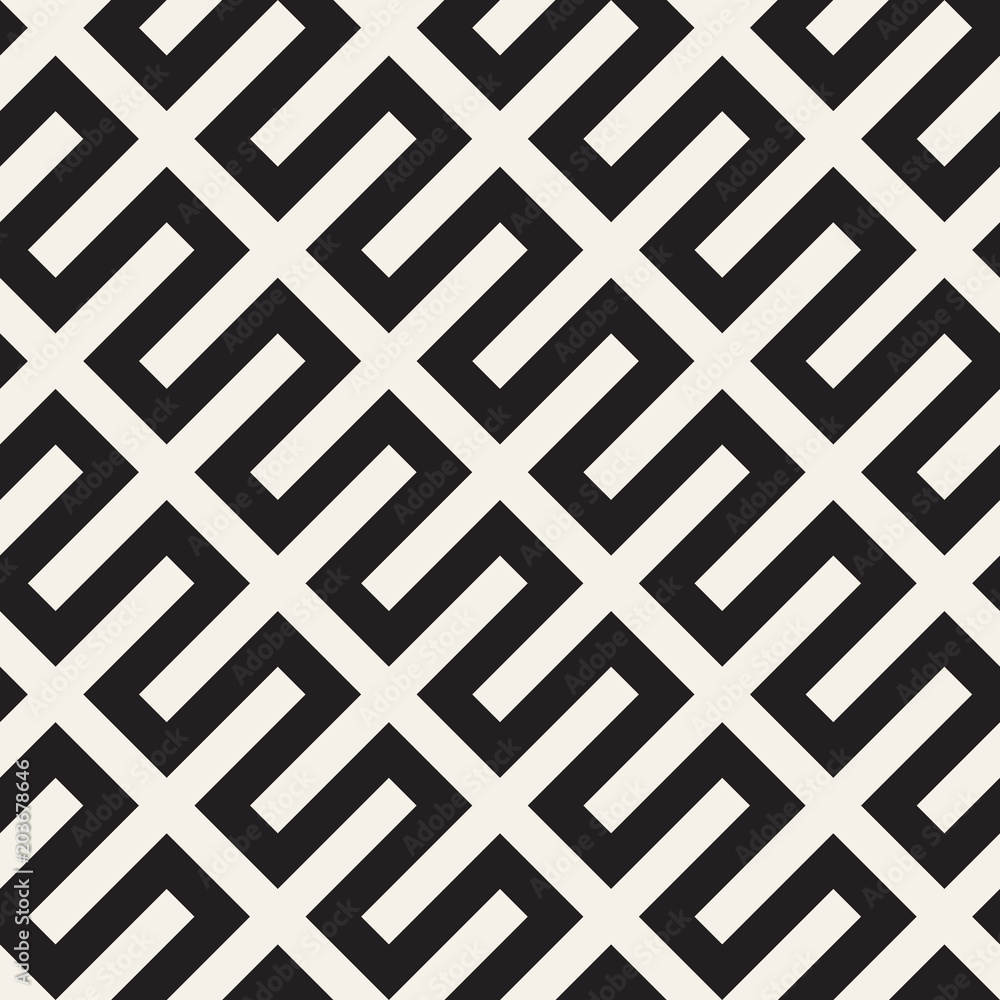 Vector seamless pattern. Modern stylish abstract texture. Repeating geometric tiles.. Vector seamless pattern. Modern stylish abstract texture. Repeating geometric tiles..