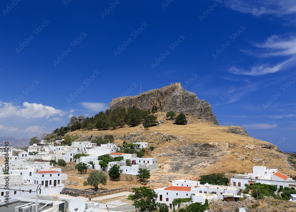 On a holiday trip to Lindos Rhodes Greece