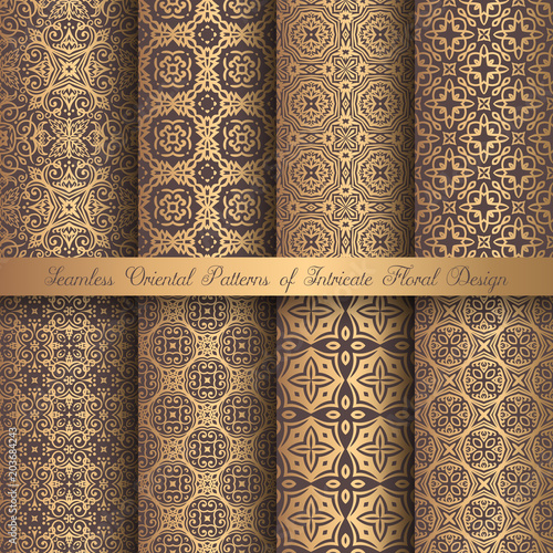 Golden Arabesque Patterns