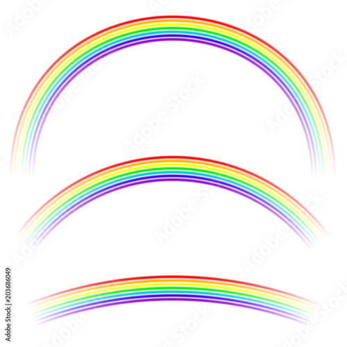 Rainbow Icon Isolated