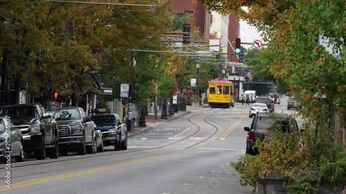 Street scene in LittleRock  Arkansas  USA photo