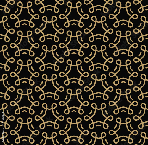 geometric line ornament seamless pattern, modern minimalist styl