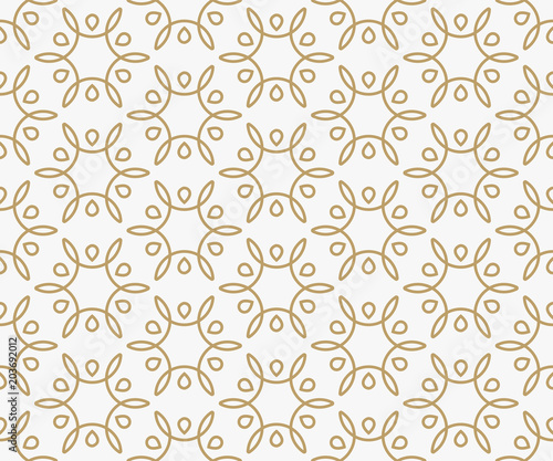 geometric line ornament seamless pattern, modern minimalist styl