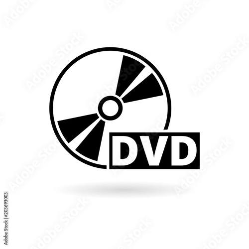 Black DVD icon