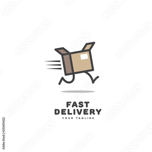 Fast delivery logo