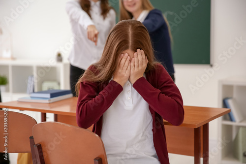 Teens bullying their classm...