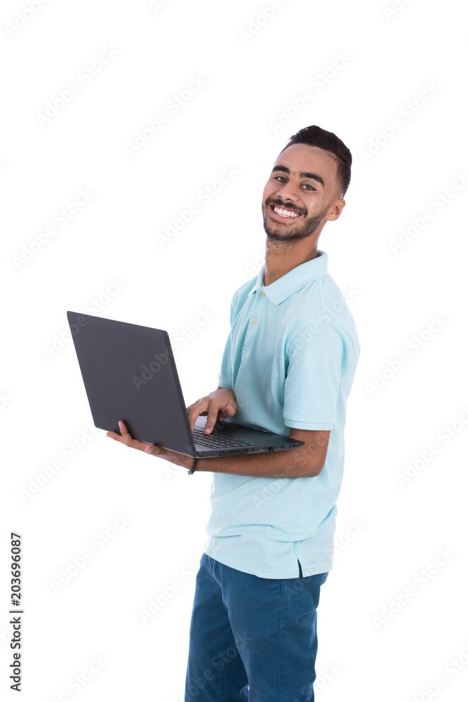 typing on the laptop typing on the laptop