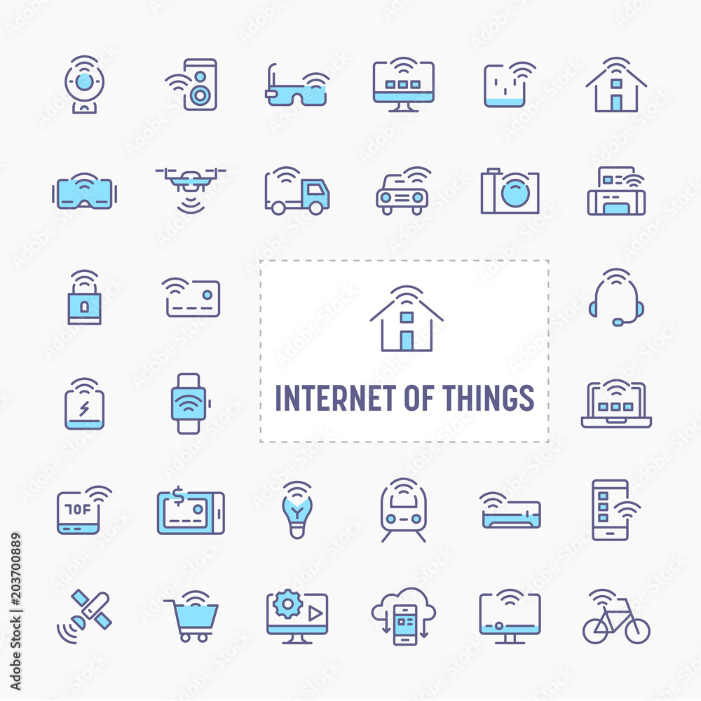 Internet of Things Icon Set Internet of Things Icon Set