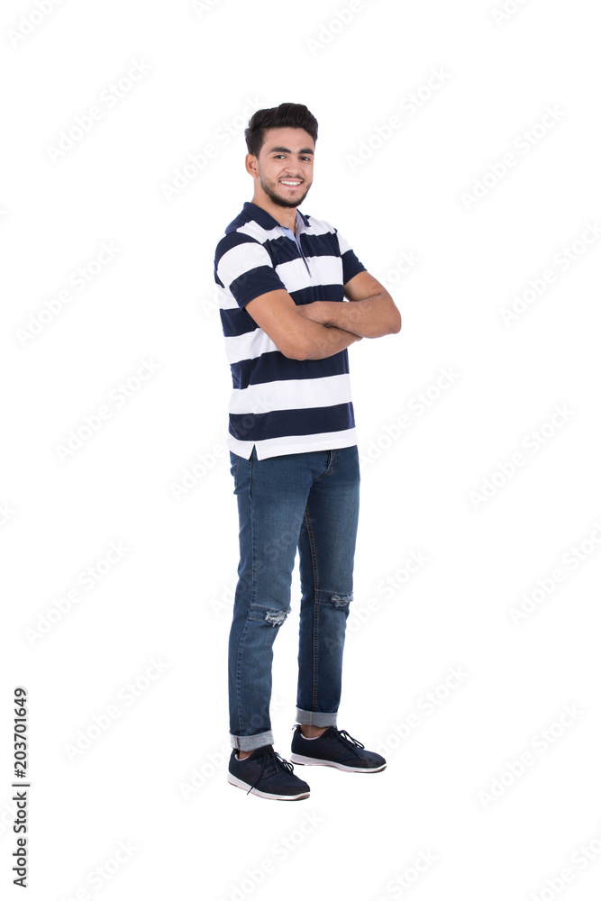 a young man crossed arms a young man crossed arms