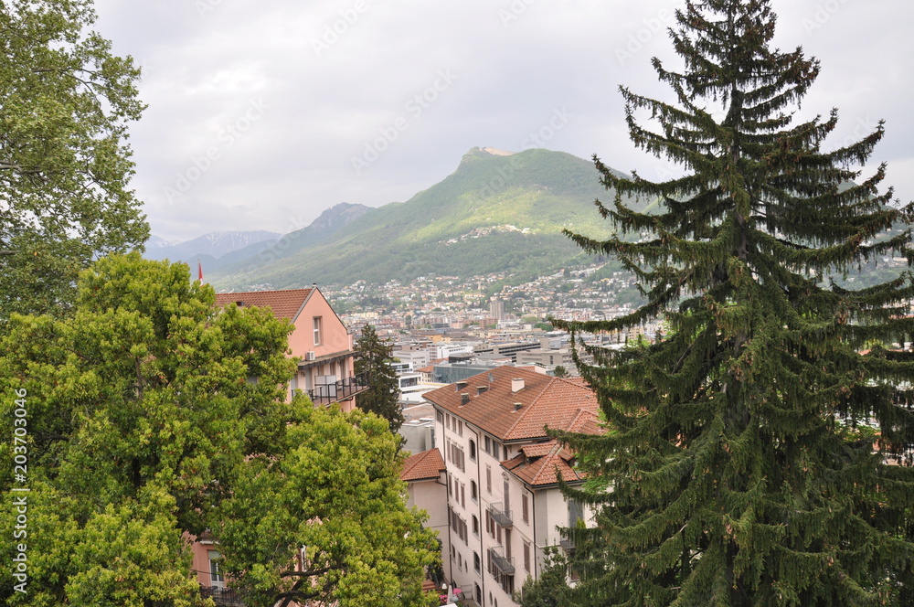 View of Lugano, Switzerland