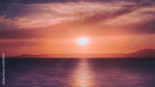 sunset sun sea © Francesco