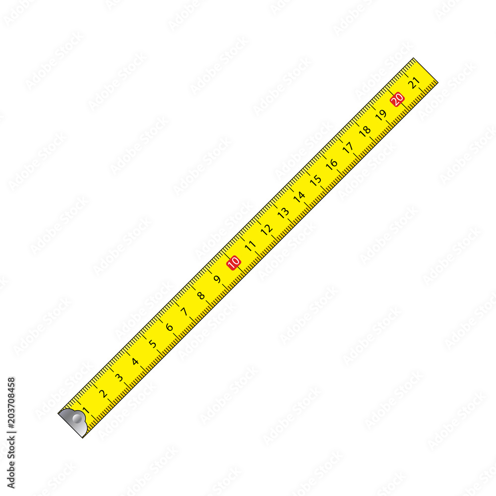 cartoon measure tape isolated on white background cartoon measure tape isolated on white background