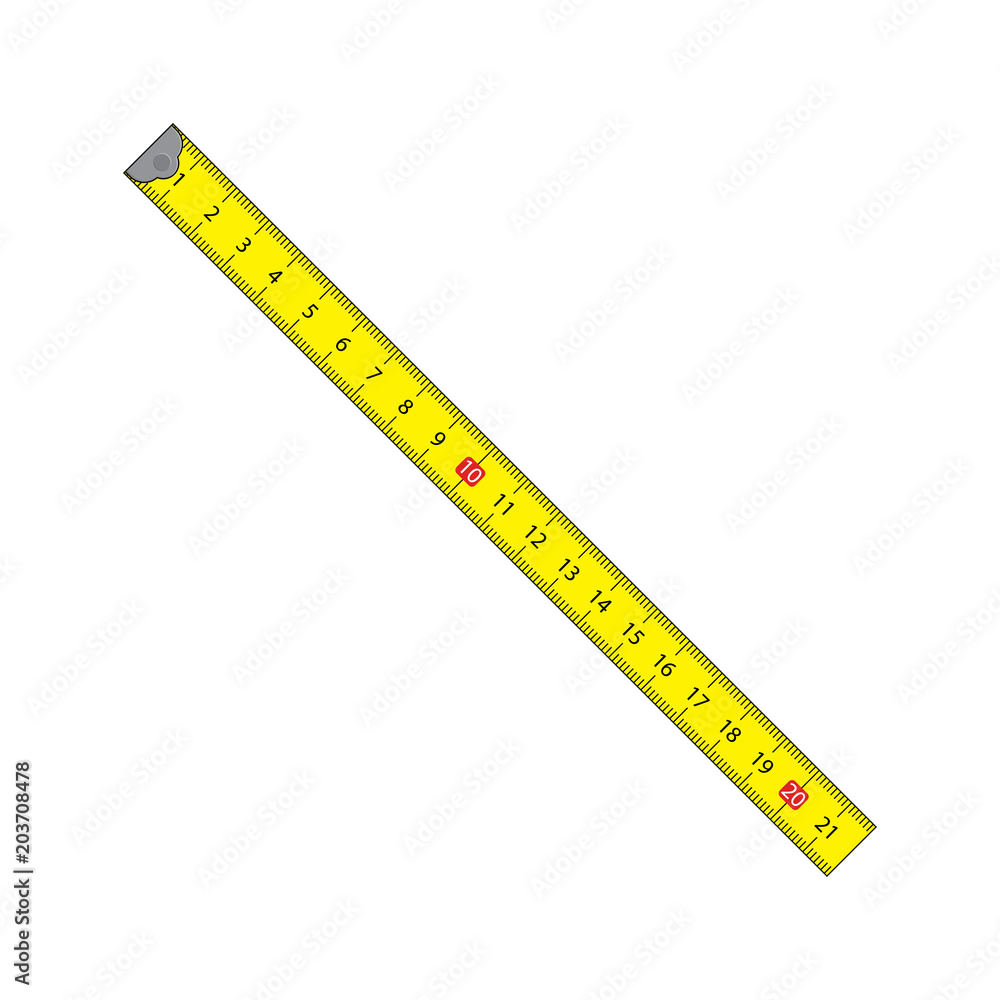 cartoon measure tape isolated on white background cartoon measure tape isolated on white background
