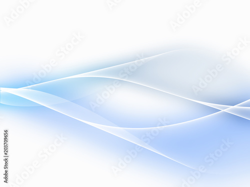  Soft blue abstract business graphic wave background 