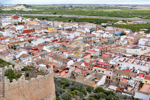 Photos Corbera, Valencia, Spain: 02.18.2018; The castle of Corbera