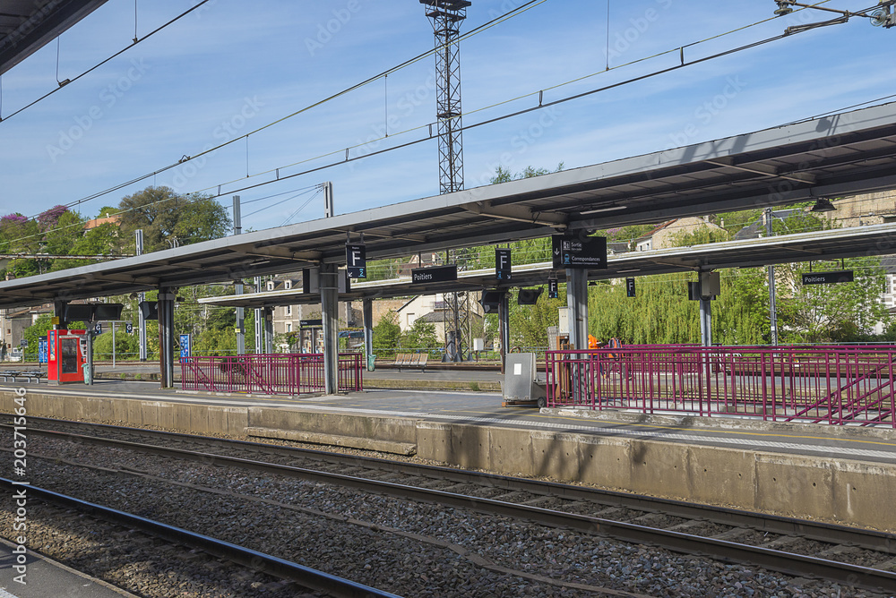 Fototapeta premium Railway station