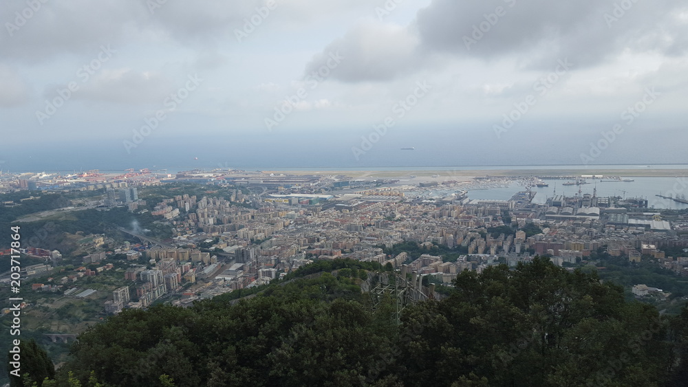 Skyline of Genoa Skyline of Genoa