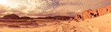 Panorama Sand desert Sinai, Egypt, Africa
