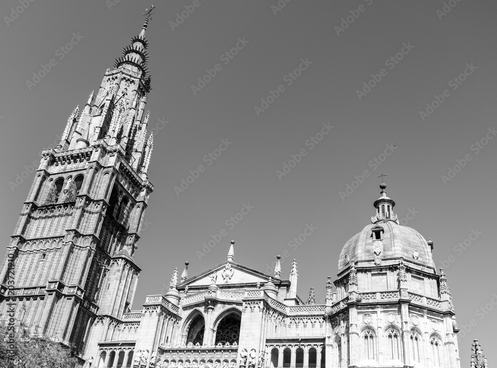 Buildings of Toledo Spain