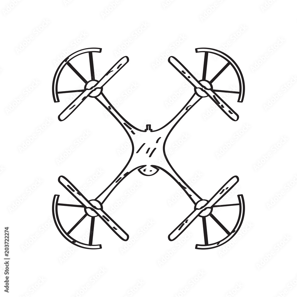 Drone toy sketch Drone toy sketch