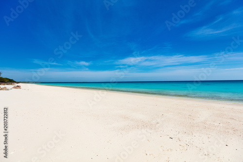 Idyllic beach in Africa