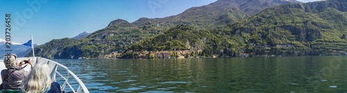 Boat tour on Lake Como