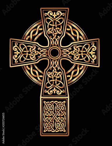 vector celtic cross